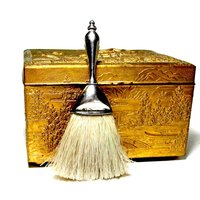 Antique Sterling Silver Clothing Brush, Webster Sterling Silver Clothing Brush, Small Broom, Table Broom, Housewarming Gift, Vintage Gifts