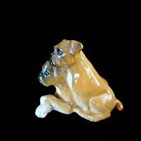 Beswick Boxer Figurine, Pair of Boxer Puppies, Boxer Pups, Two Boxer Dog Figurine, Beswick of England