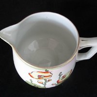 Antique Large Pitcher, Stout Water or Milk Pitcher, Nippon Japan, Floral Hand Painted, Farmhouse Decor, 1910s, Vintage Gifts, Make Offer
