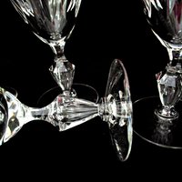 Tiffin Ashland Wine Glasses or Goblets, Tiffin Franciscan Ashland Pattern, Set of 4, 1960s, Excellent Condition, 2 Sets Avail, Vintage Gifts