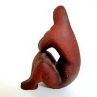 Jihokera Pottery, Woman in Cloak, Tagged and Marked 188, Czechoslovakia, Vintage Gifts, Make Offer