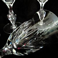 Set of 6 Tiffin Ashland Wine Glasses, Tiffin Franciscan Ashland Pattern, 1960s, Wedding Gift, Vintage Gifts