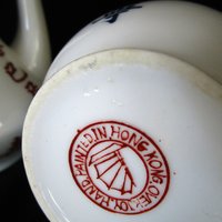 Set of 2, Asian Teapots, Lidded Teapots, Made in Hong Kong, Asian Kitchen Decor, Gift for Tea Lovers, Make Offer