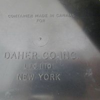 Metal Tin, Medieval Decor,  Heavy Relief, Resin Bottom, Made in Canada for Daher Co New York, Tin Storage Box