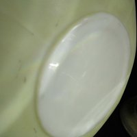 Wave Crest, Biscuit Jar, Porcelain Cracker Jar, Creamy White, Hand Painted Florals, Metal Lid and Ornate Handle