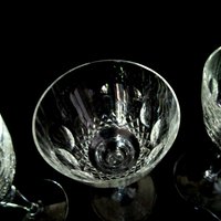 Nachtmann Bonn Cordials or Liquors, Set of 6, Cut Crystal, German Fine Stemware, Wedding Gift, Excellent Condition