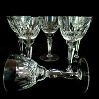 Nachtmann Bonn Cordials or Liquors, Set of 6, Cut Crystal, German Fine Stemware, Wedding Gift, Excellent Condition