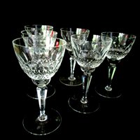 Nachtmann Bonn Cordials or Liquors, Set of 6, Cut Crystal, German Fine Stemware, Wedding Gift, Excellent Condition