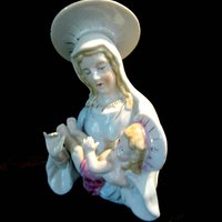 Madonna and Child Figurine, Religious Gift, First Communion, Confirmation Gift, Baptism or Christening Gift