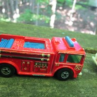 Hot Wheels, Matchbox, Lesney, Set of 4, Toy Cars and Trucks, Pontiac Convertible, Fire Engine, Miniature Collectible Cars Trucks, Make Offer