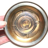 Mackinac Island Souvenir, Pin or Trinket Dish, Cufflink Holder, Jewelry Dish, Bates and Klinke, Attleboro Mass