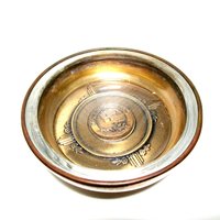 Mackinac Island Souvenir, Pin or Trinket Dish, Cufflink Holder, Jewelry Dish, Bates and Klinke, Attleboro Mass