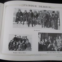 Purdue University Yearbook, Debris 1915, Purdue Boilermakers, Boiler Up, Gift for Purdue Graduate