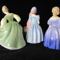 Royal Doulton Figurines, Pretty Women, Fair Maiden, Wendy, Marie, Set of 3, Gift for Royal Doulton Collector