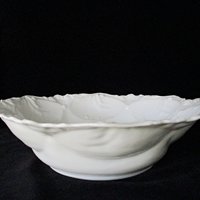 RS Prussia Bowl, Large Rose Bowl, Authentic RS Prussia Hallmark, Light and Translucent Porcelain, Wedding Gift