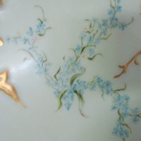 Limoges Dresser Set, 8pc, Limoges France, Powder Box, Pin Box, Candle Holder, Tray, Heavy Gold Gilt, Martial Redon, Anniversary Gift