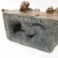 Bronze German Shepherd Dog, M Fiot, Antique Bookend or Figurine, Marked M Fiot, French Sculptor, 1920s