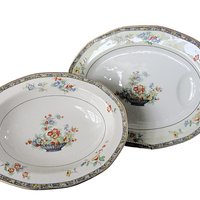Antique Theodore Haviland Montreux China, Serving Bowl and Platter, Limoges France, Completer Pieces, Wedding Gift, 1920s
