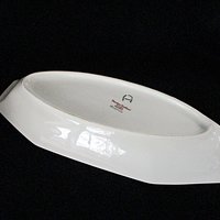 Antique Theodore Haviland Montreux China, Asparagus Celery Dish, and Serving Bowl, Limoges France, Completer Pieces, Basket, Wedding Gift
