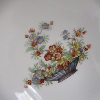 Theodore Haviland Montreux , Dessert Bread Plates, Set of 4, Limoges France, Replacement Completer Piece, Baskets, Gold Trim, 1920s