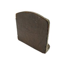 Metal Bookend, The Angelus, Praying Couple with Basket of Potatoes, Irish Potato Famine, Very Heavy, 1930s
