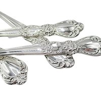 Teaspoons Roger Bro Heritage Silver Plate , Set of 4, Flatware Silverware, Replacement Pieces, 2 Sets Available