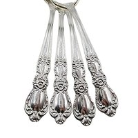 Teaspoons Roger Bro Heritage Silver Plate , Set of 4, Flatware Silverware, Replacement Pieces, 2 Sets Available