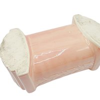 McCoy Pottery Planter, Pink Peach, Trough Shape, Garden Dish, Rectangular, 8 Inch Length