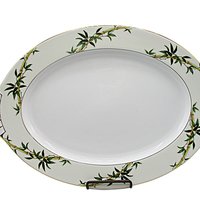 Kent China, Bali Hai, Serving Platter, 17 Inch, Tropical Mid Century Dinnerware, Completer Pieces, Excellent Condition, Japan