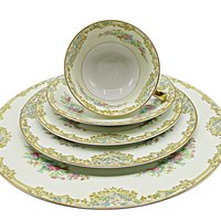 Noritake China, Alvin Pattern, 5pc Place Settings AND Replacement Pieces, Wedding Gift, Excellent Condition, 1930s