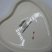 Spode Christmas Tree Trinket or Jewelry Ring Dish, Gift for Teacher, Hostess Gift, Great Condition