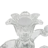 Cambridge Glass, Caprice Oval Candle Holder with Cambridge Arms Epergne, No Vases