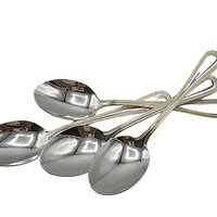Wallace Gold Royal Bead, Tablespoons, Stainless Steel 18 10, Set of 4, Wallace Replacement Silverware, Multiple Sets Avail