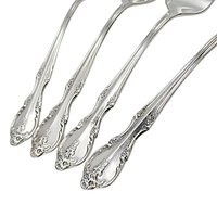 Rogers Southern Splendor, Salad Forks, Set of 4, Silver Plate Silverware, Replacement Pieces