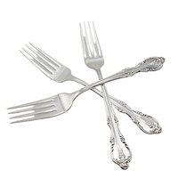 Rogers Southern Splendor, Dinner Forks, Set of 3, Silver Plate Silverware, Replacement Pieces