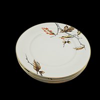 Meito China, Royal Oak, Replacement All Plates, Dinner, Salad, Bread Dessert Plates, Meito Orleans, Fall Leaves, Occupied Japan, 1940s