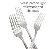 Rogers Southern Splendor, Dinner Forks, Set of 3, Silver Plate Silverware, Replacement Pieces