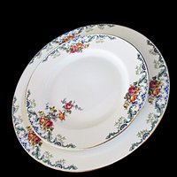 Royal Bayreuth Franklin, Dinner Plates and Salad Plates, Multiple Sets of 4, Replacement Plates, Made in Bavaria Germany