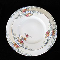 Royal Bayreuth Franklin, Dinner Plates and Salad Plates, Multiple Sets of 4, Replacement Plates, Made in Bavaria Germany