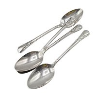 Rogers Silver Plate Flatware Avalon or Cabin, Set of 4, Teaspoons, Multiple Sets Available, Replacement Silverware, 1940s