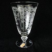 Fostoria Romance Tumbler 9 oz, Orphan, Single Stem, Crystal Stemware, Replacement Fostoria Romance, Excellent Condition