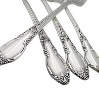 Rogers Oneida Enchantment Pattern, 3 Dinner Forks, 1 Salad Fork, Replacement Forks