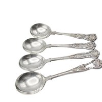 PM EPNS Silver Plate Flatware, Kings Pattern, Replacements, Forks, Spoons, Knives, Child, Soups, Dessert, Demitasse, Philip Marks