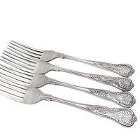 PM EPNS Silver Plate Flatware, Kings Pattern, Replacements, Forks, Spoons, Knives, Child, Soups, Dessert, Demitasse, Philip Marks