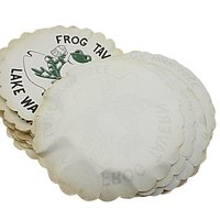 Lake Wawasee, Frog Tavern, Paper Coasters, Saucer Liners, Syracuse Indiana, Lake House Memories, 16 Coasters