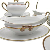 Bavaria Turin Fine China, Replacements, Plates, All Sizes, Cups, Saucer, Bowls, Gravy Boat, Cream Sugar, Your Choice of Set, White Gold Trim