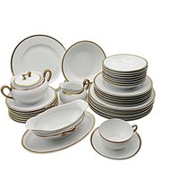 Bavaria Turin Fine China, Replacements, Plates, All Sizes, Cups, Saucer, Bowls, Gravy Boat, Cream Sugar, Your Choice of Set, White Gold Trim