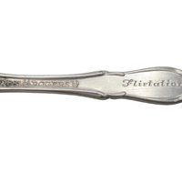 Rogers Silver Plate Teaspoons, Flirtation, Sets of 4 or Set of 6, Your Choice, Replacement Spoons