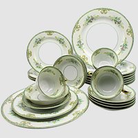 Noritake M Fine China, Replacement Pieces, Green and Gold, Pink Florals, Similar Elroy, Dinner and Salad Plates, Bowls, Cup and Saucer Sets