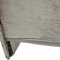 Doll Bed Headboard, Shelves Cubbies, Distressed Finish, Childs Designs, Wooden Doll Furniture, Small Buffet or Sideboard, 15 Inch by 9 Inch